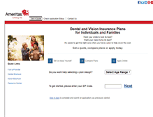 Tablet Screenshot of ameritasgroupconsumer.healthplan.com